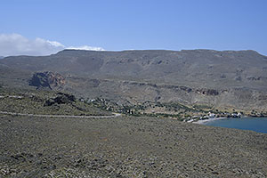 Kato Zakros: výhľad z hora, údolie mŕtvych, Zakros Gorge, 29.4.2025 Kato Zakros